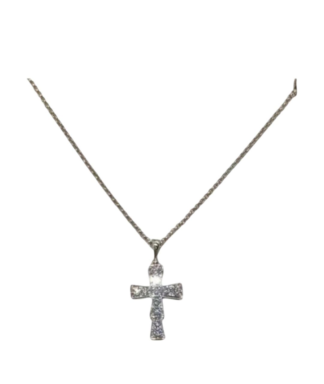 BVLGARI Серебряная подвеска из белого золота, фото 1