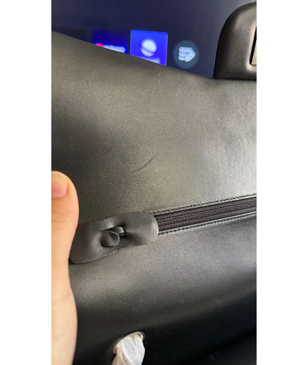 CHANEL Черная кожаная сумка через плечо, фото 7