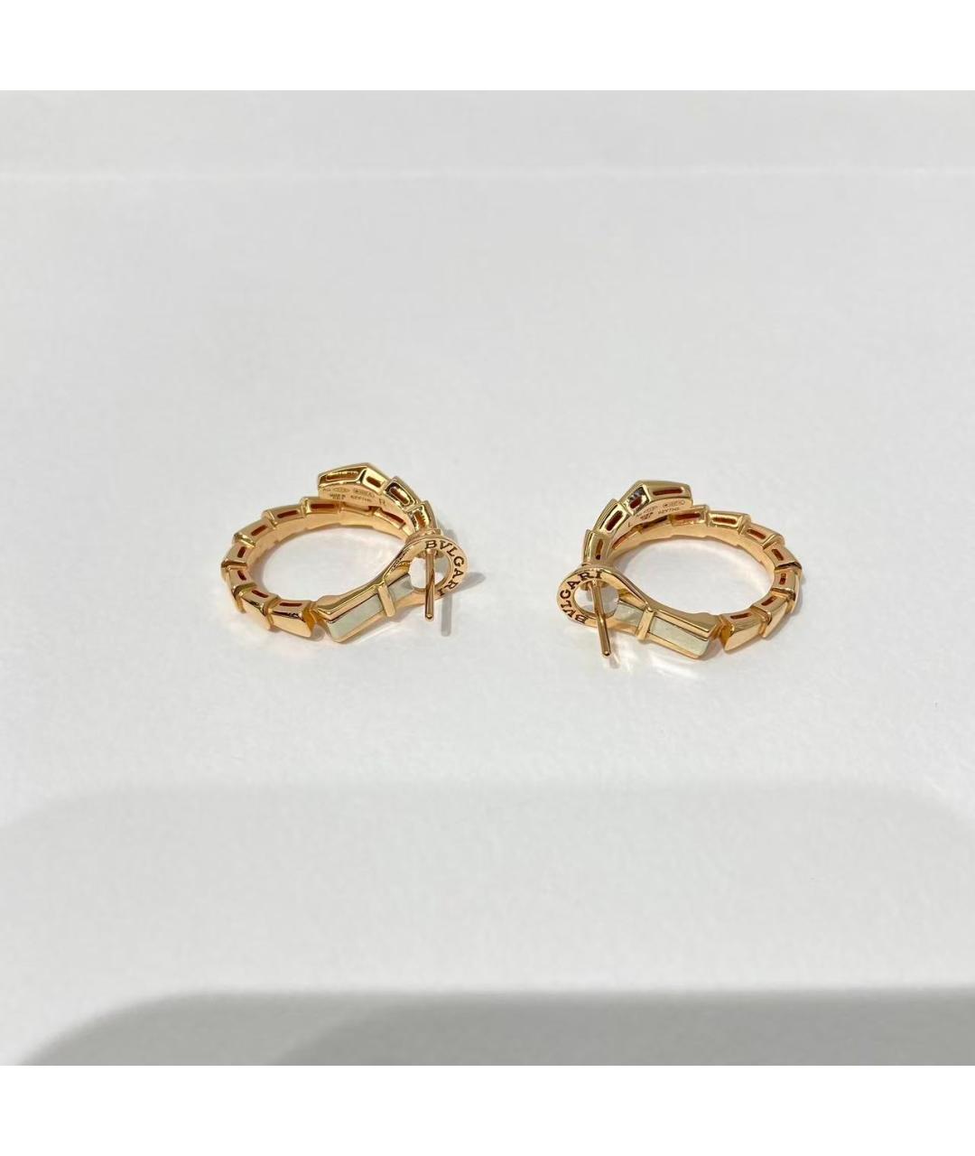 BVLGARI Золотые серьги, фото 4