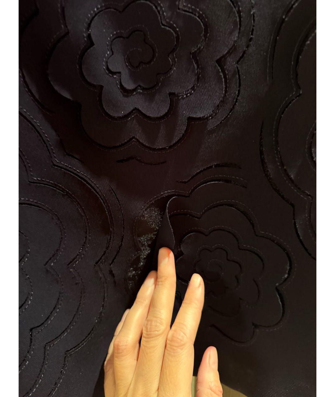 MAX MARA STUDIO Темно-синий вискозный костюм с юбками, фото 3