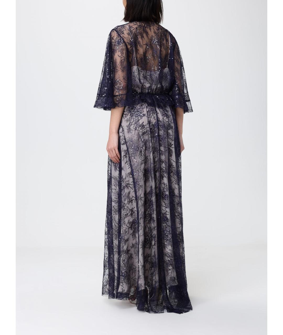 ALBERTA FERRETTI Синее вечернее платье, фото 2