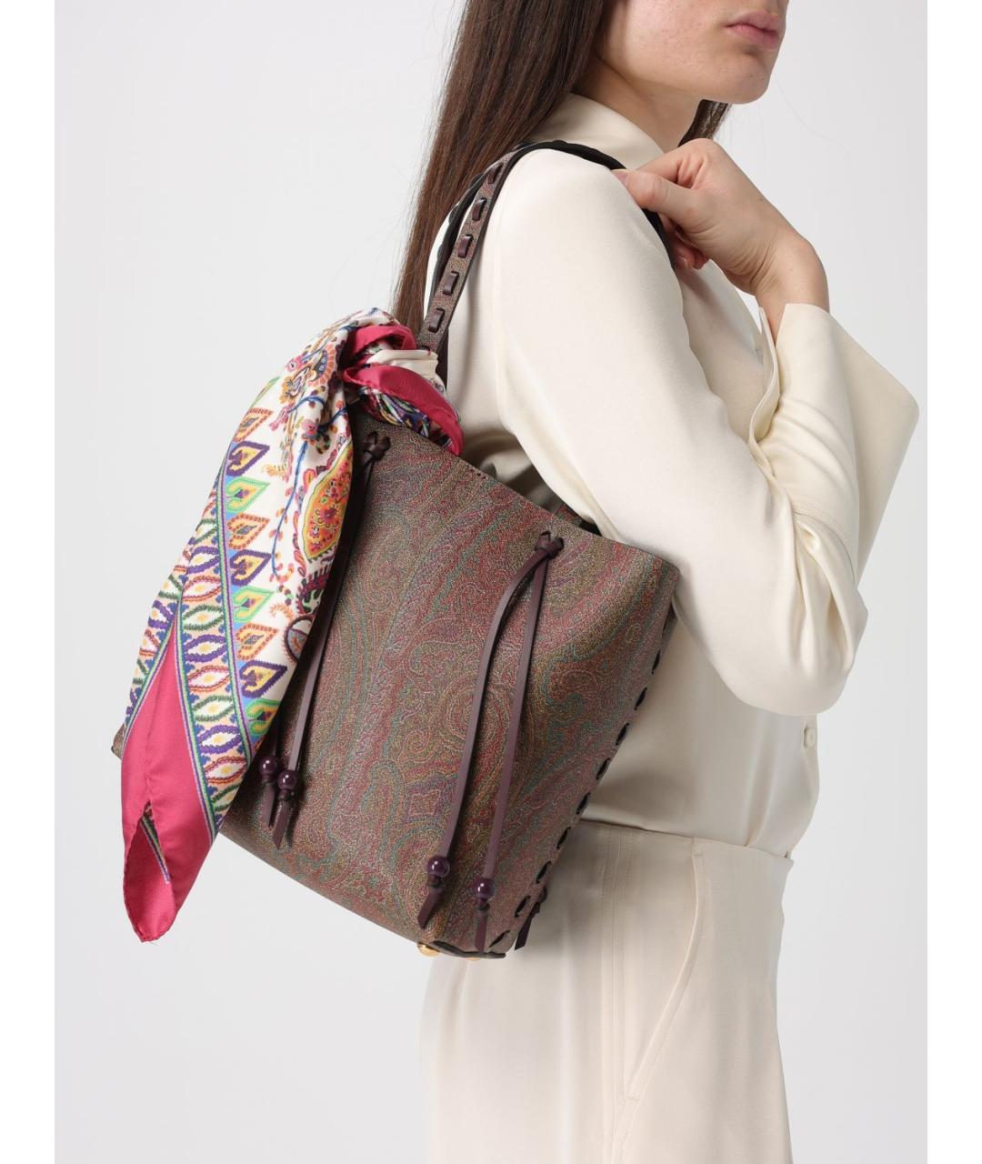 ETRO Мульти шелковый платок, фото 4