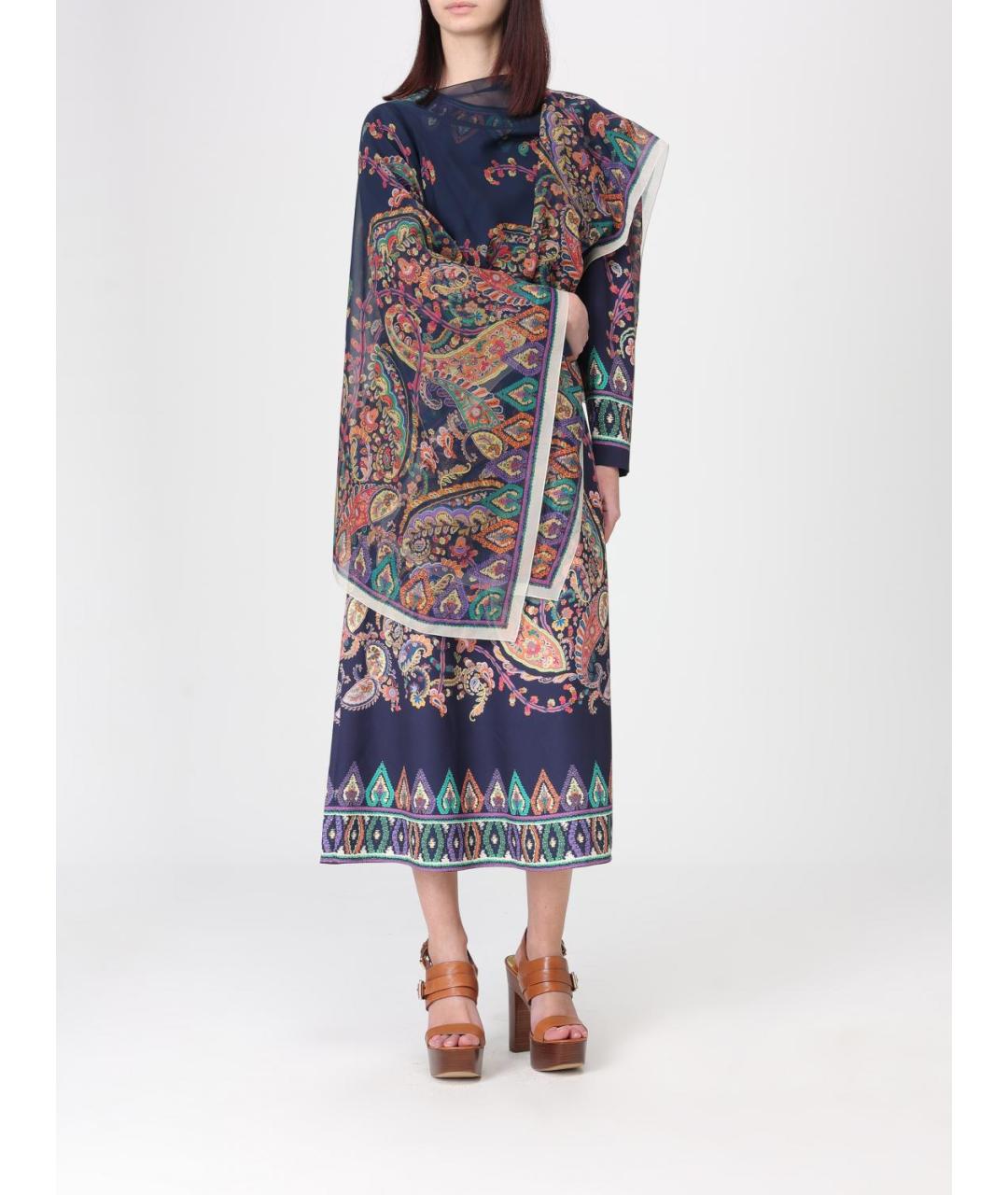 ETRO Мульти шелковая блузы, фото 2