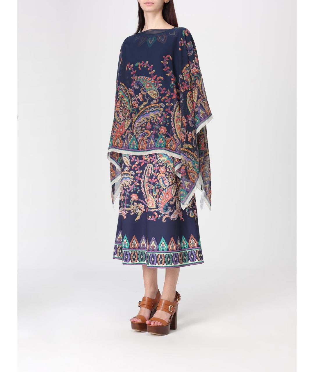 ETRO Мульти шелковая блузы, фото 4