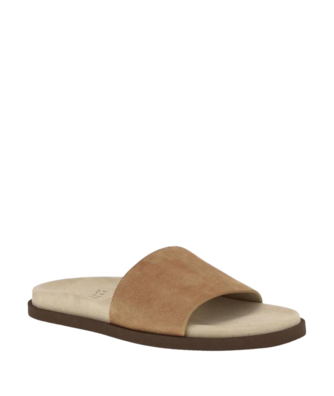 BRUNELLO CUCINELLI Бежевые кожаные сандалии, фото 2