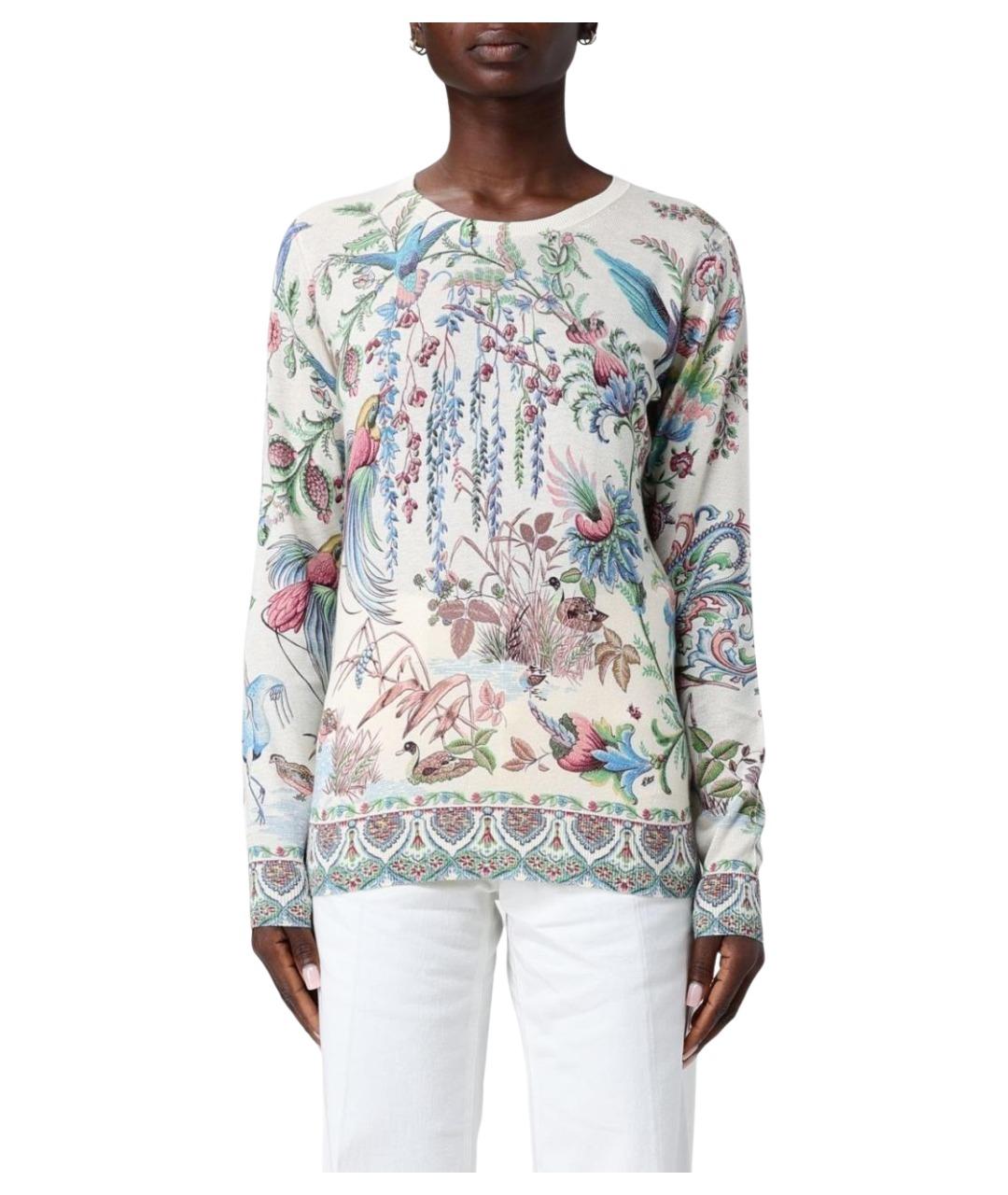 ETRO Мульти шелковый джемпер / свитер, фото 1