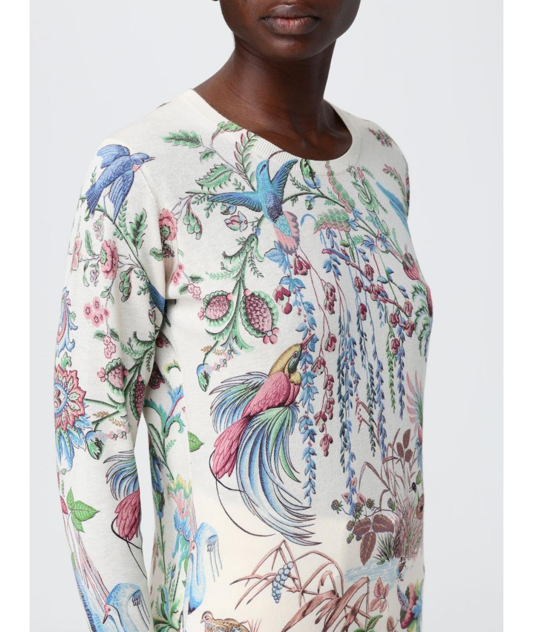 ETRO Мульти шелковый джемпер / свитер, фото 4