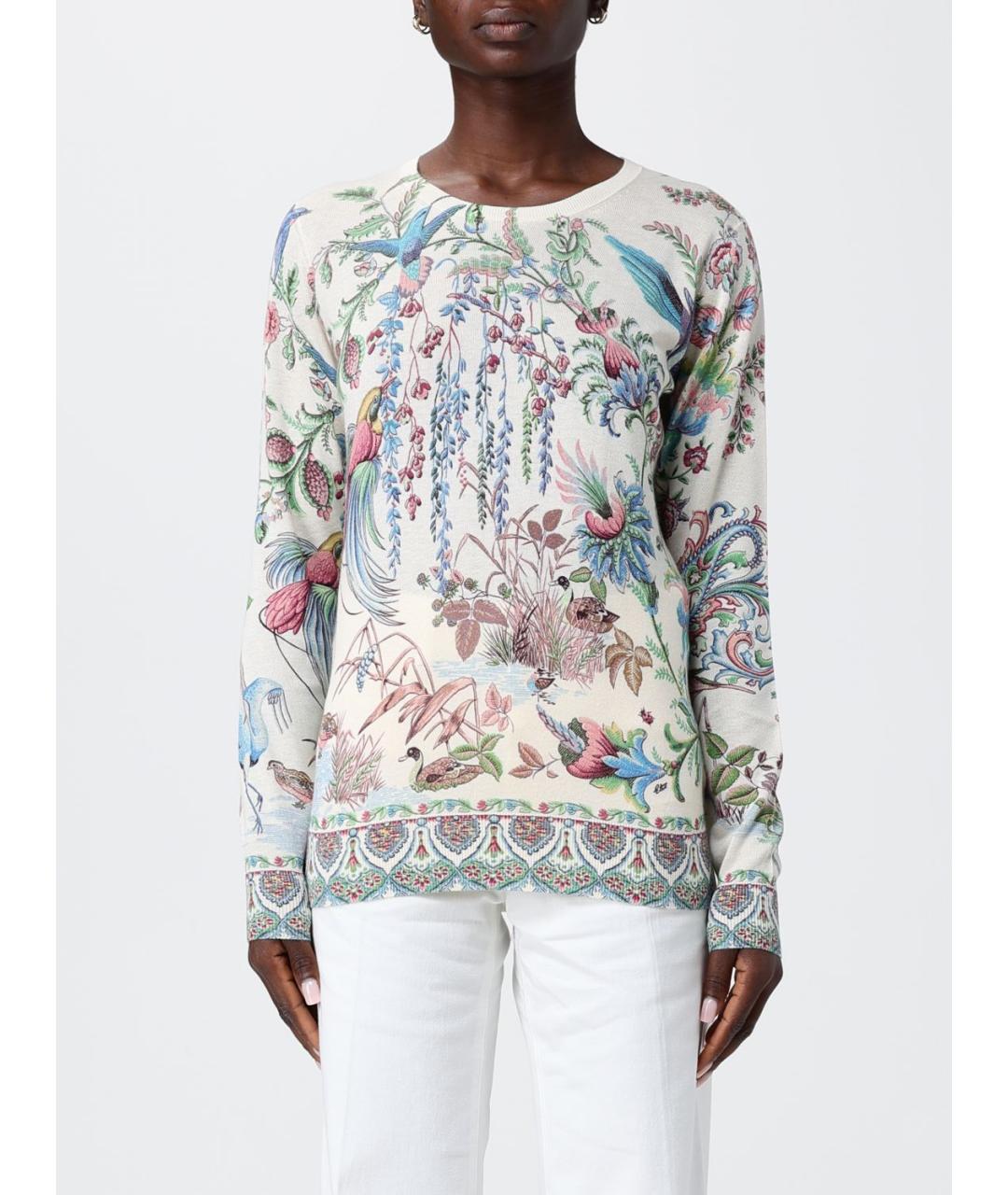 ETRO Мульти шелковый джемпер / свитер, фото 5