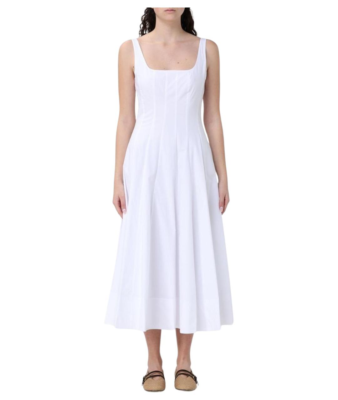 STAUD Белое платье, фото 1