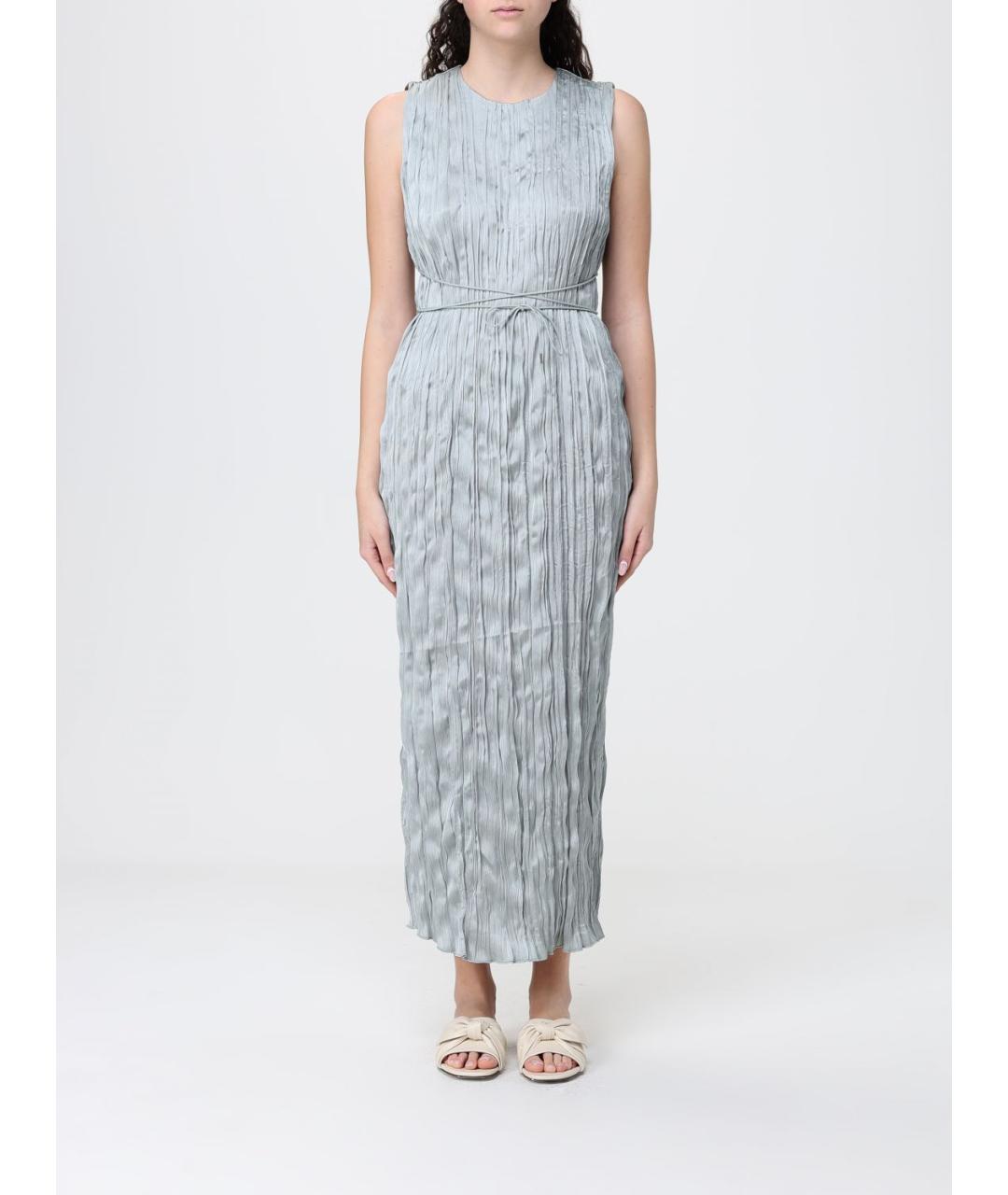 STAUD Салатовыое полиэстеровое повседневное платье, фото 4