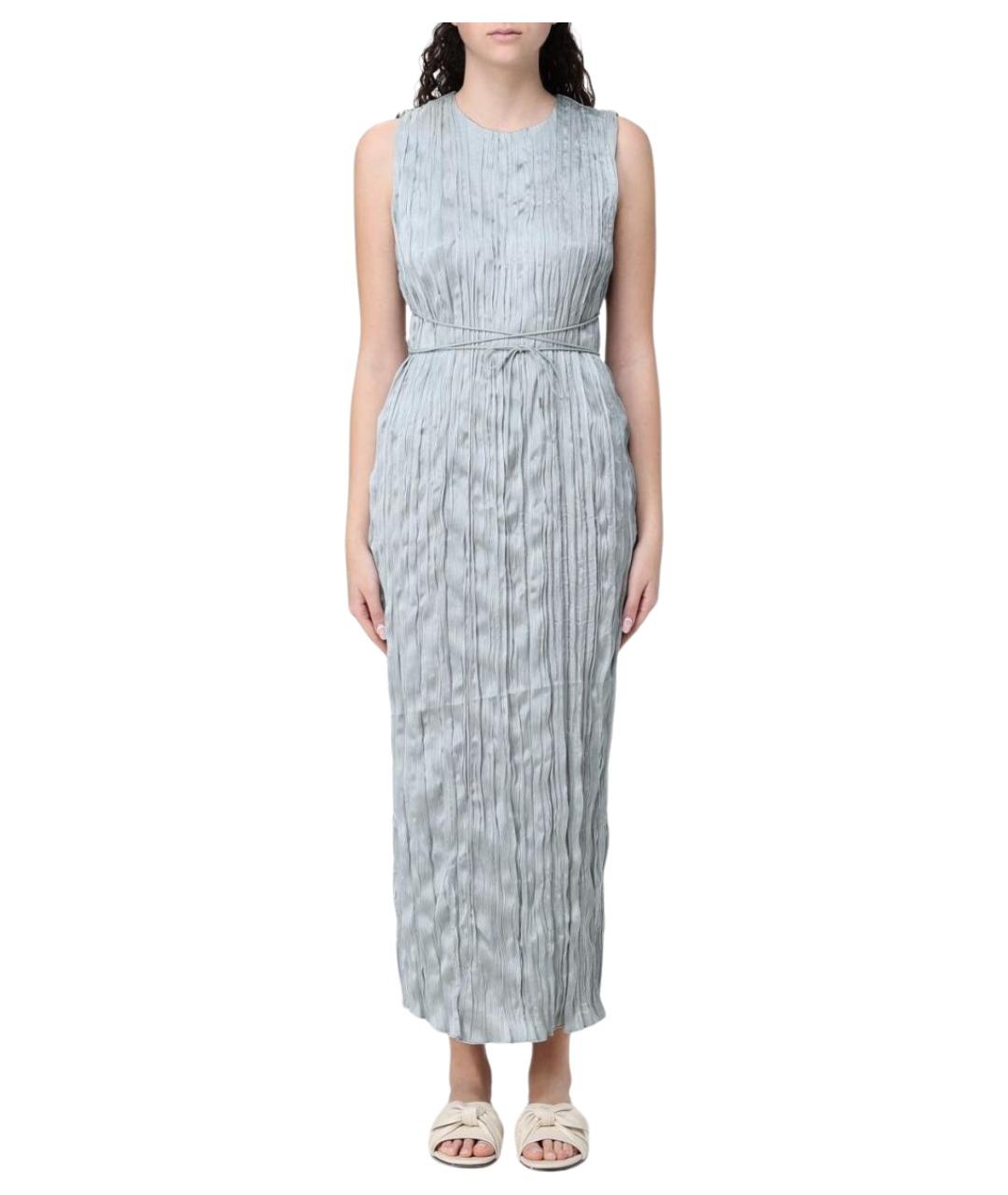 STAUD Салатовыое полиэстеровое повседневное платье, фото 1