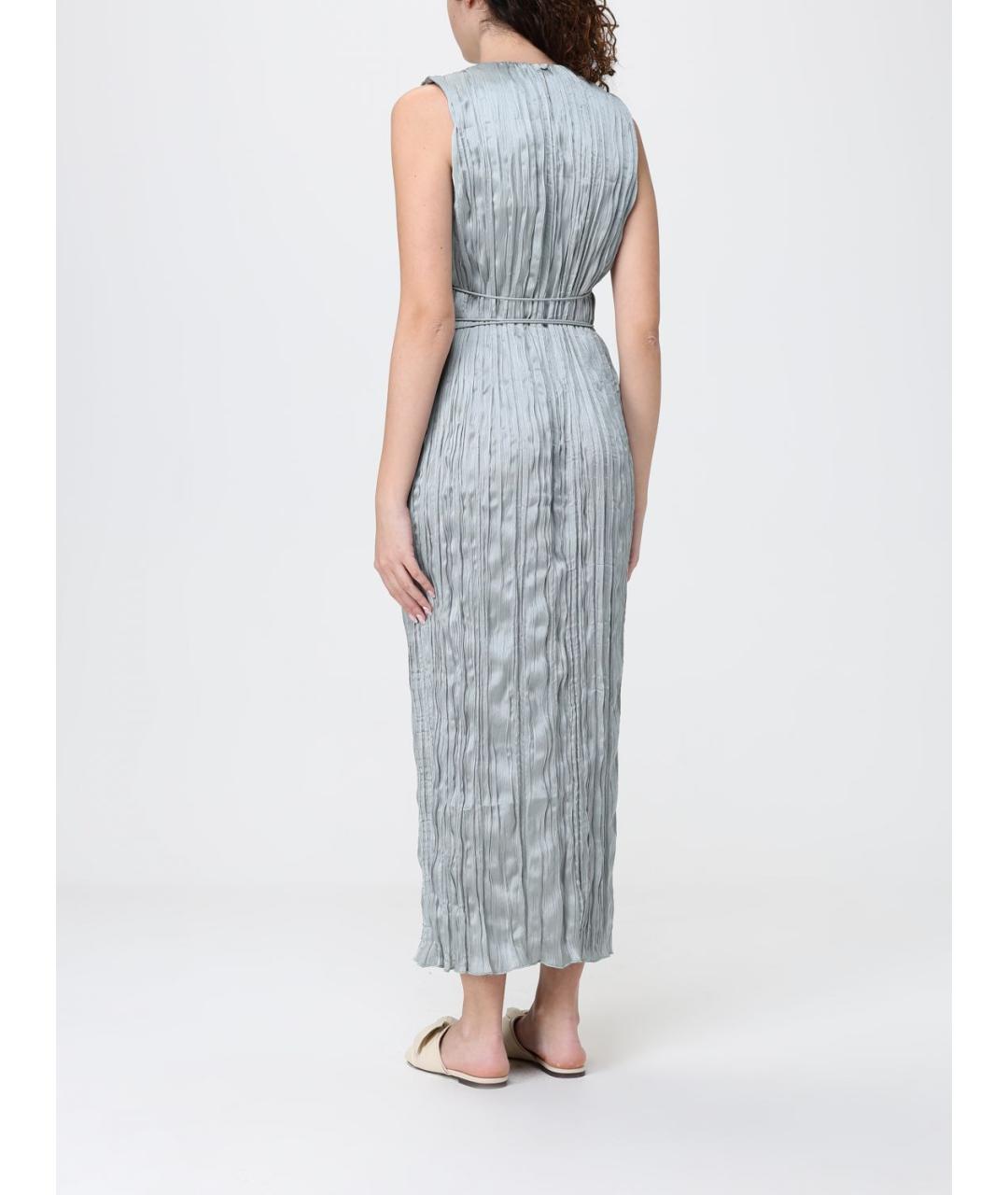 STAUD Салатовыое полиэстеровое повседневное платье, фото 2