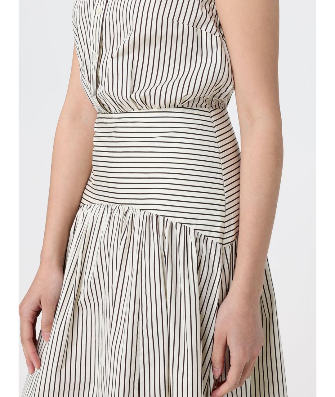 STAUD Бежевое повседневное платье, фото 3