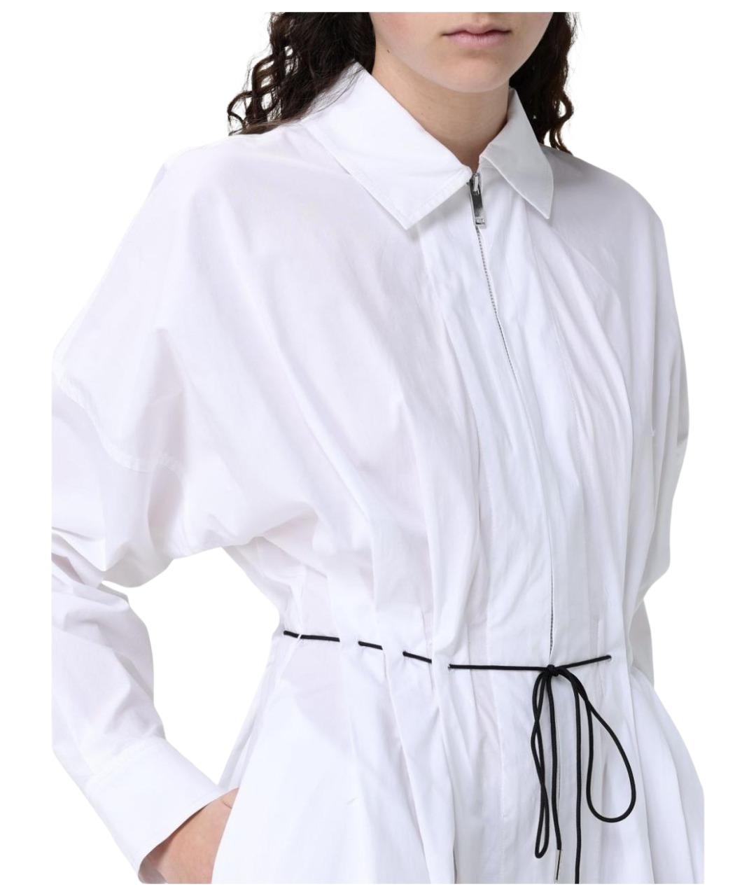 STAUD Белое хлопковое платье, фото 3