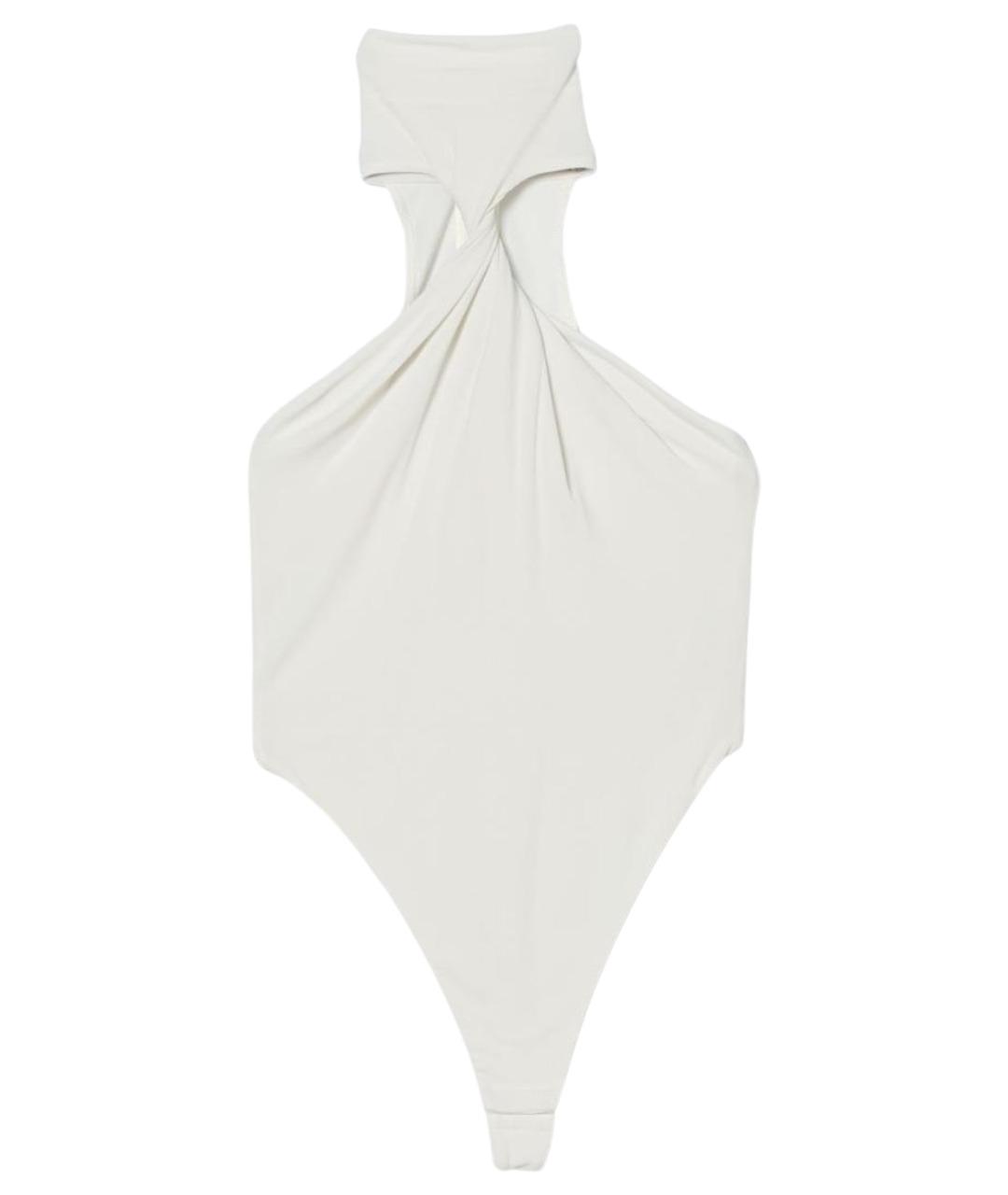 ELISABETTA FRANCHI Бежевая вискозная майка, фото 1