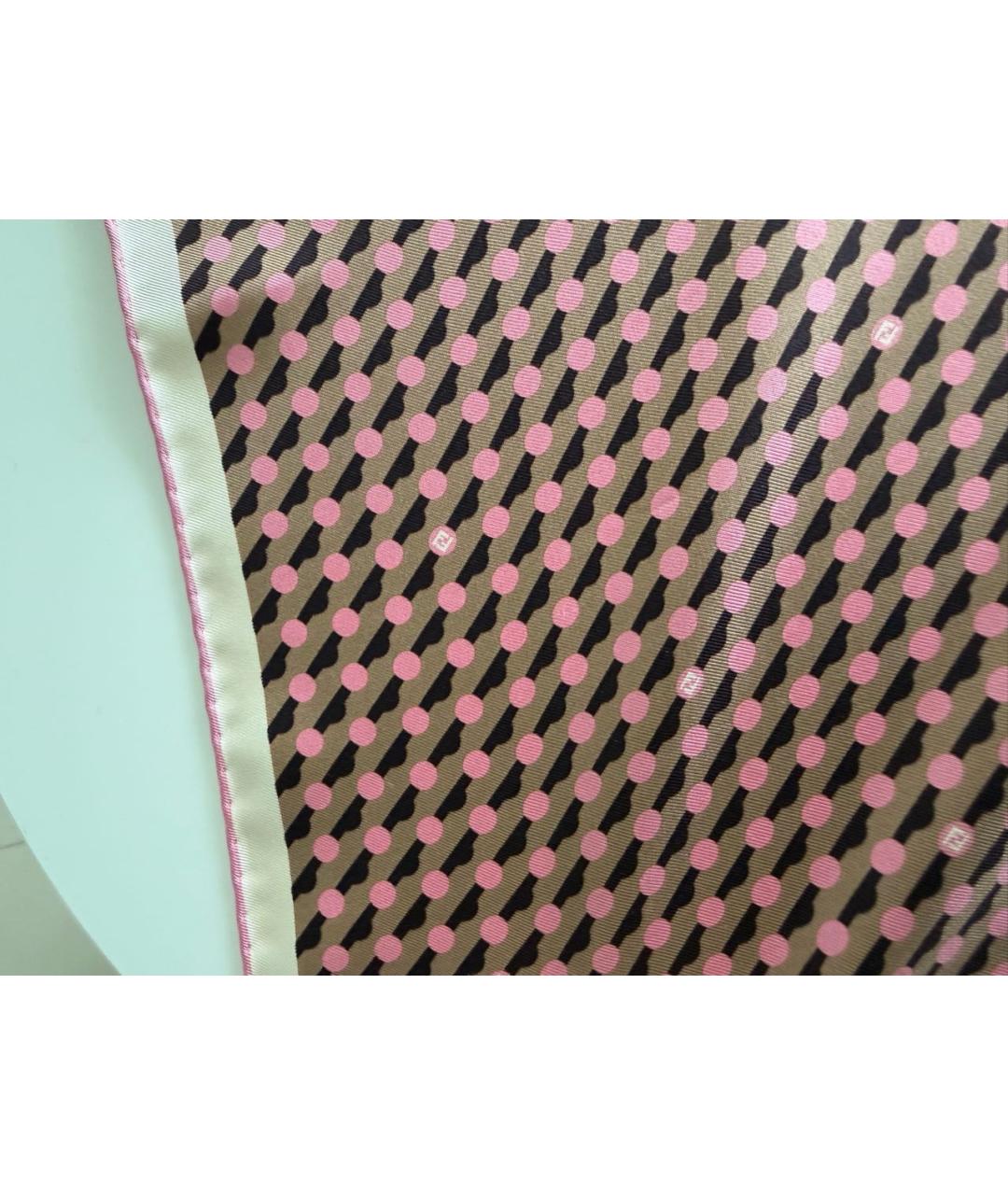 FENDI Мульти шелковый платок, фото 3