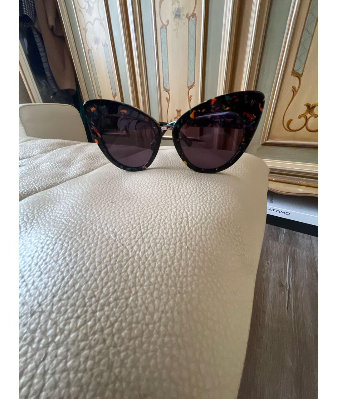 STELLA MCCARTNEY Черные пластиковые солнцезащитные очки, фото 8