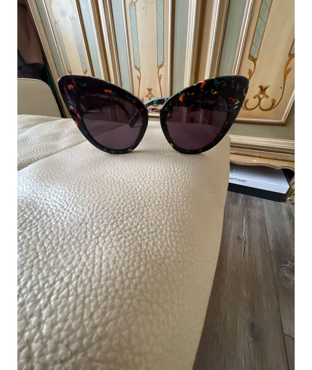 STELLA MCCARTNEY Черные пластиковые солнцезащитные очки, фото 7