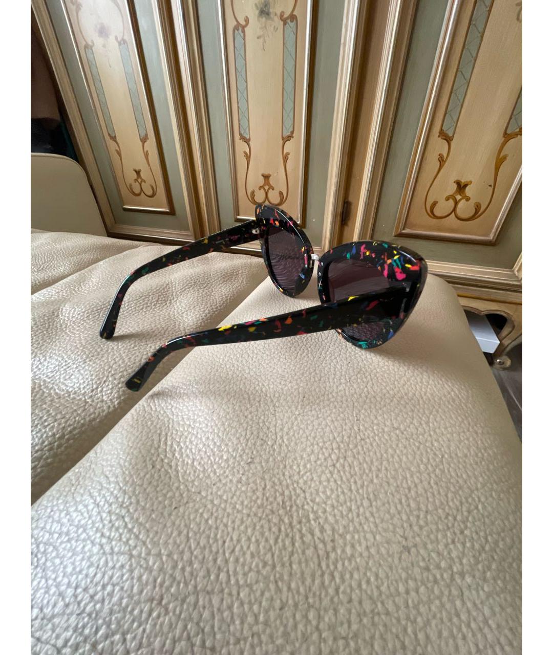 STELLA MCCARTNEY Черные пластиковые солнцезащитные очки, фото 6