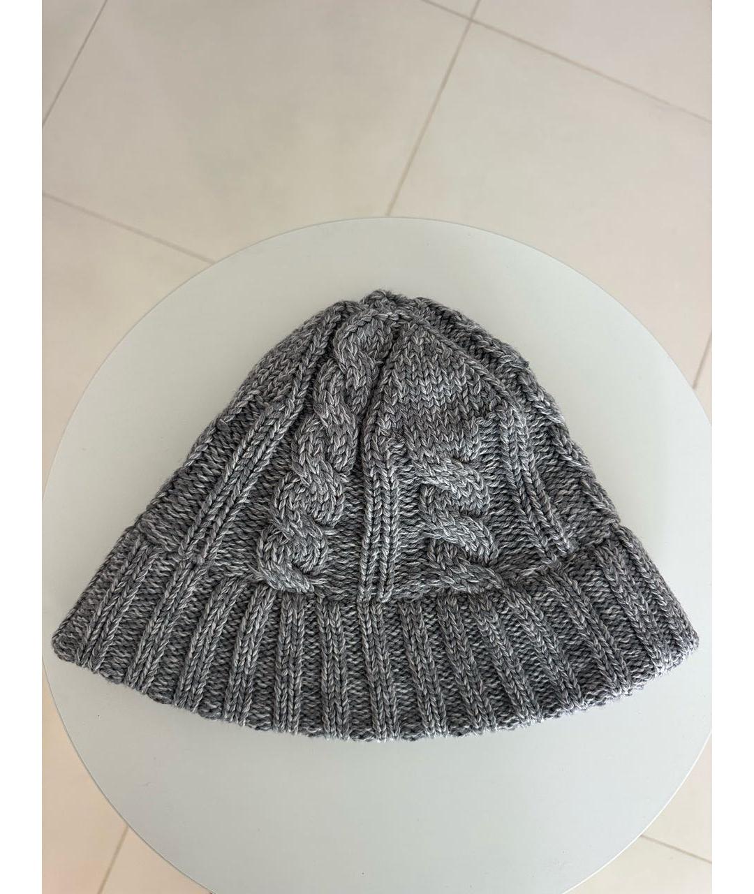PRADA Серая шерстяная панама, фото 3