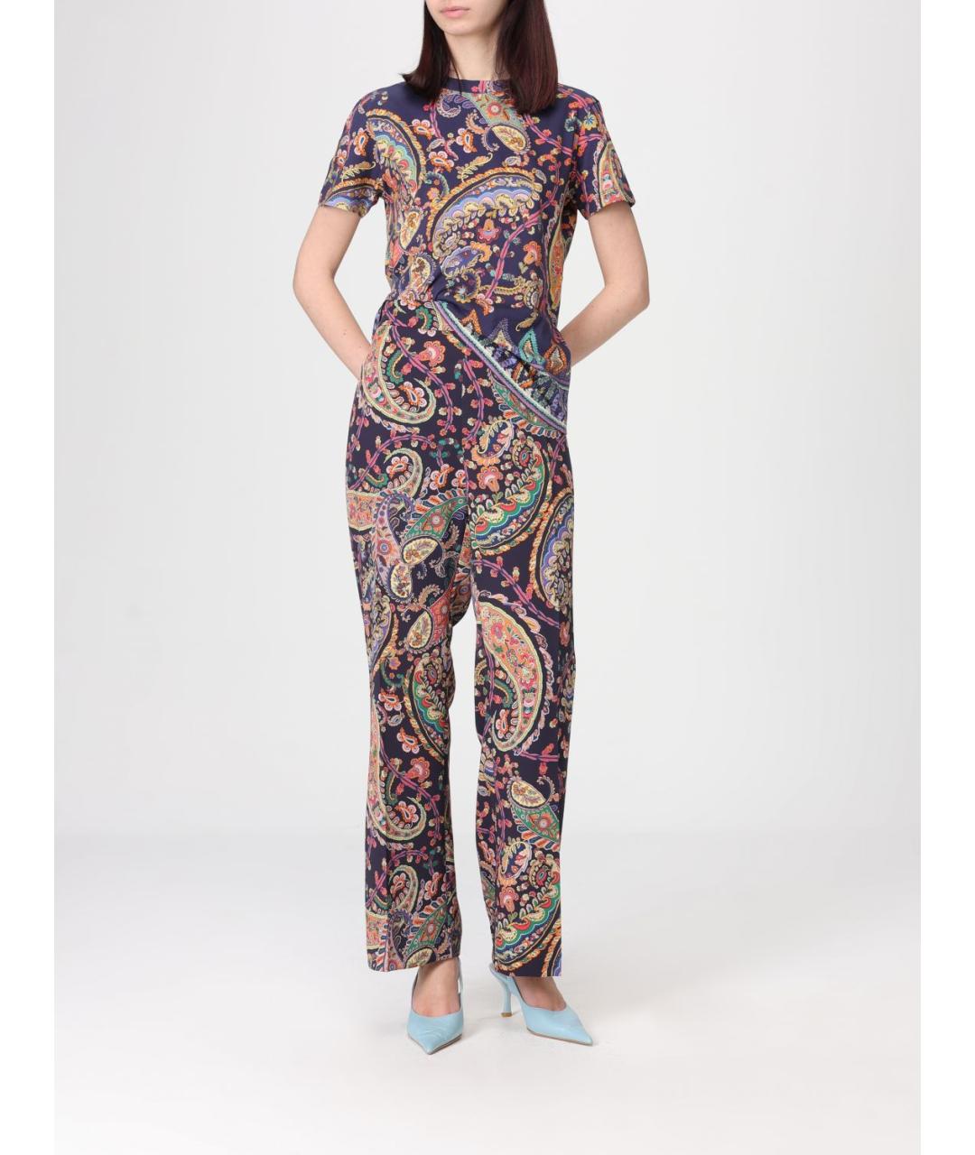 ETRO Мульти хлопковая футболка, фото 1