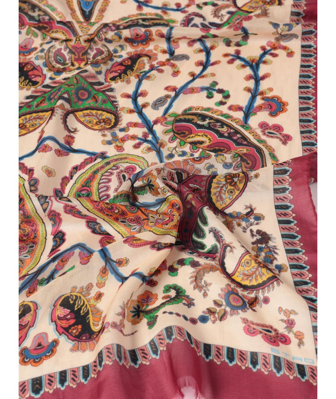 ETRO Мульти хлопковый шарф, фото 3