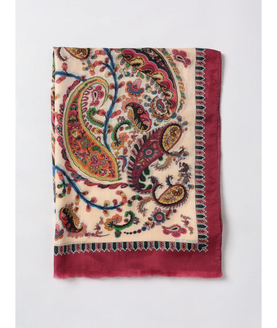 ETRO Мульти хлопковый шарф, фото 5