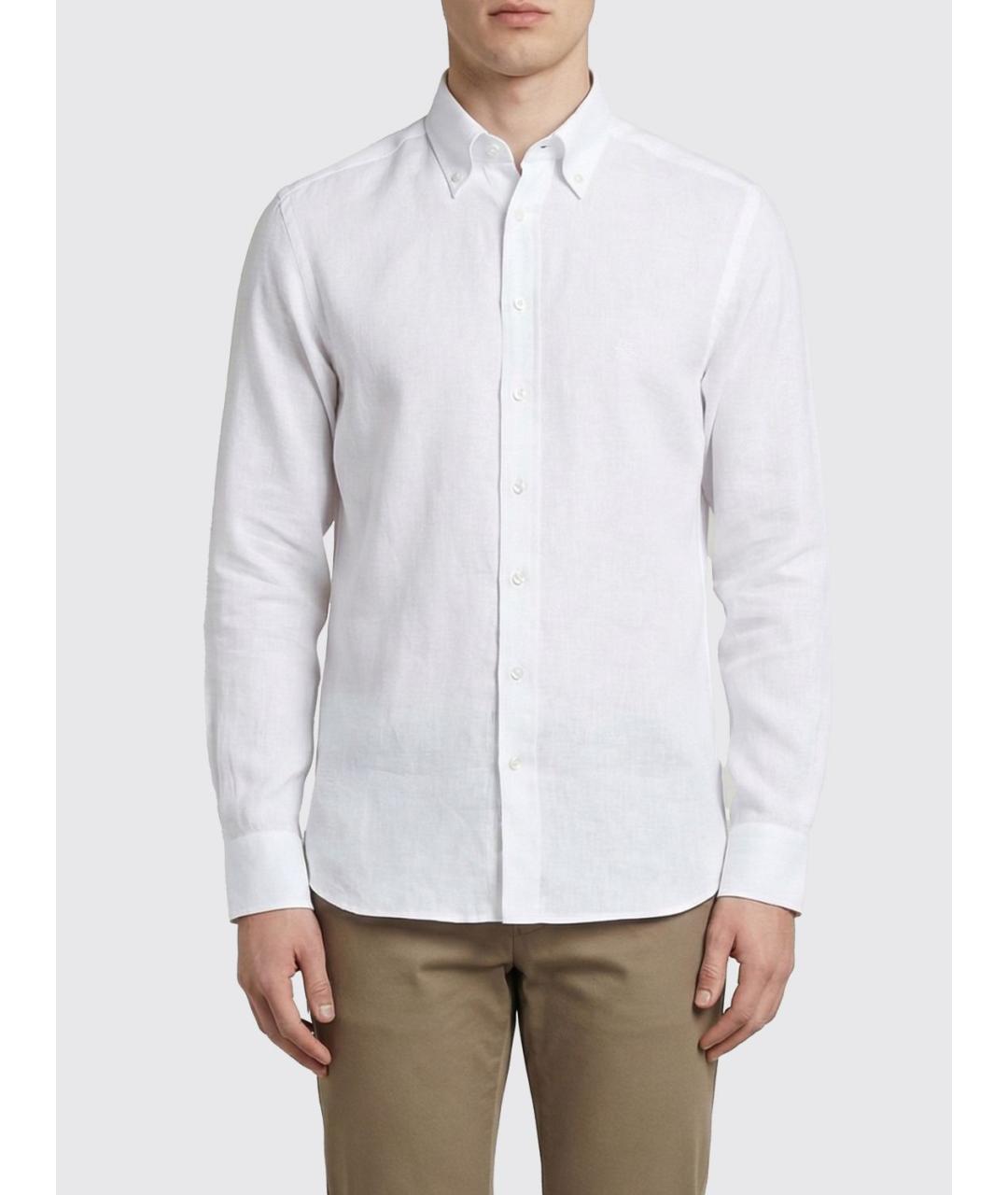 ETRO Белая льняная кэжуал рубашка, фото 2