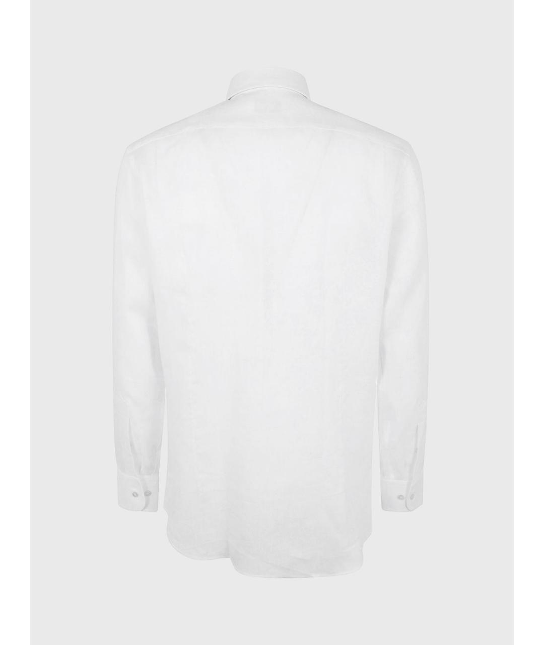 ETRO Белая льняная кэжуал рубашка, фото 3