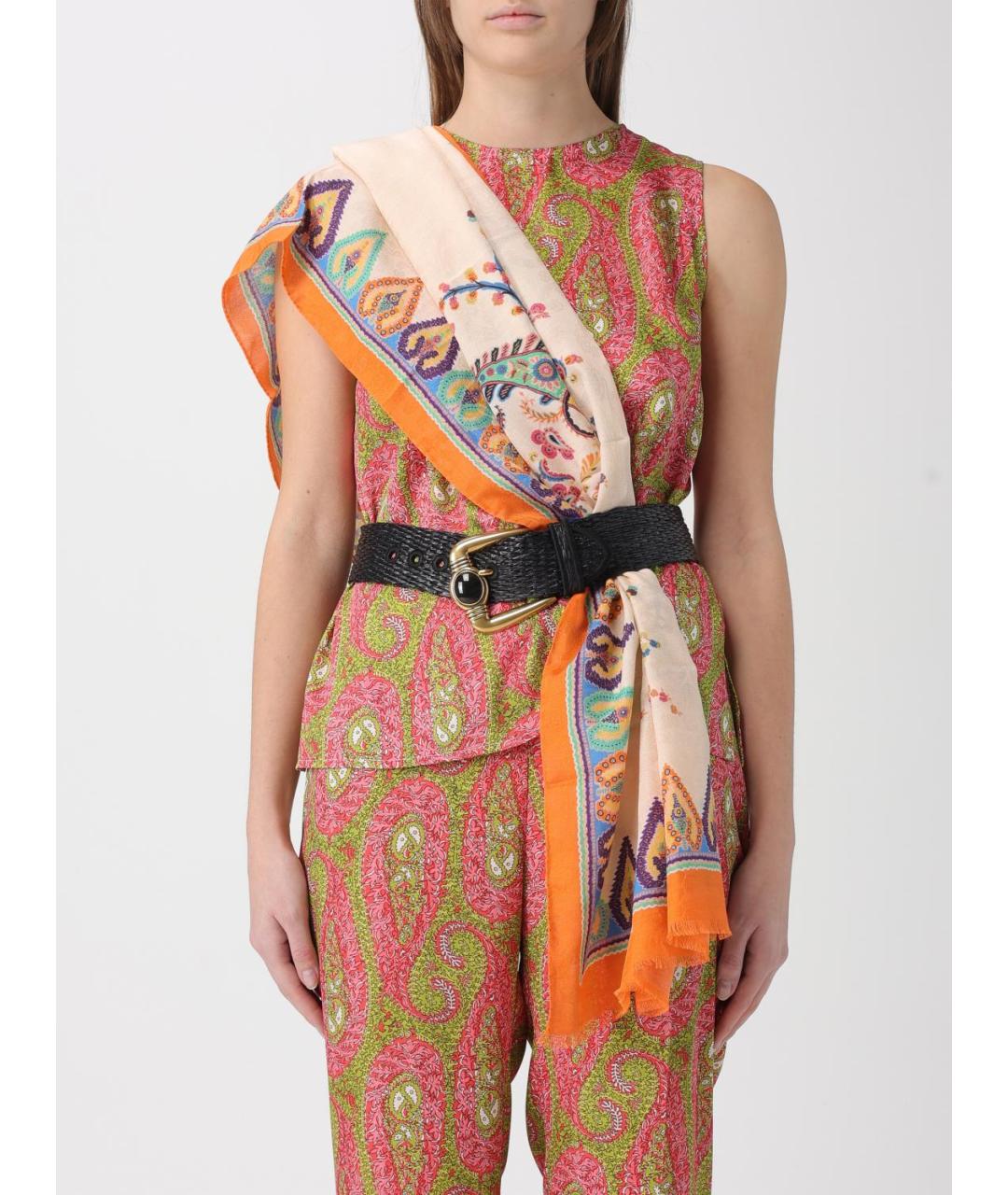 ETRO Мульти хлопковый шарф, фото 2