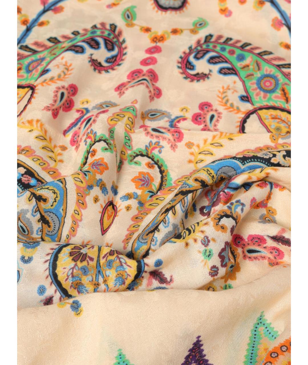 ETRO Мульти хлопковый шарф, фото 3