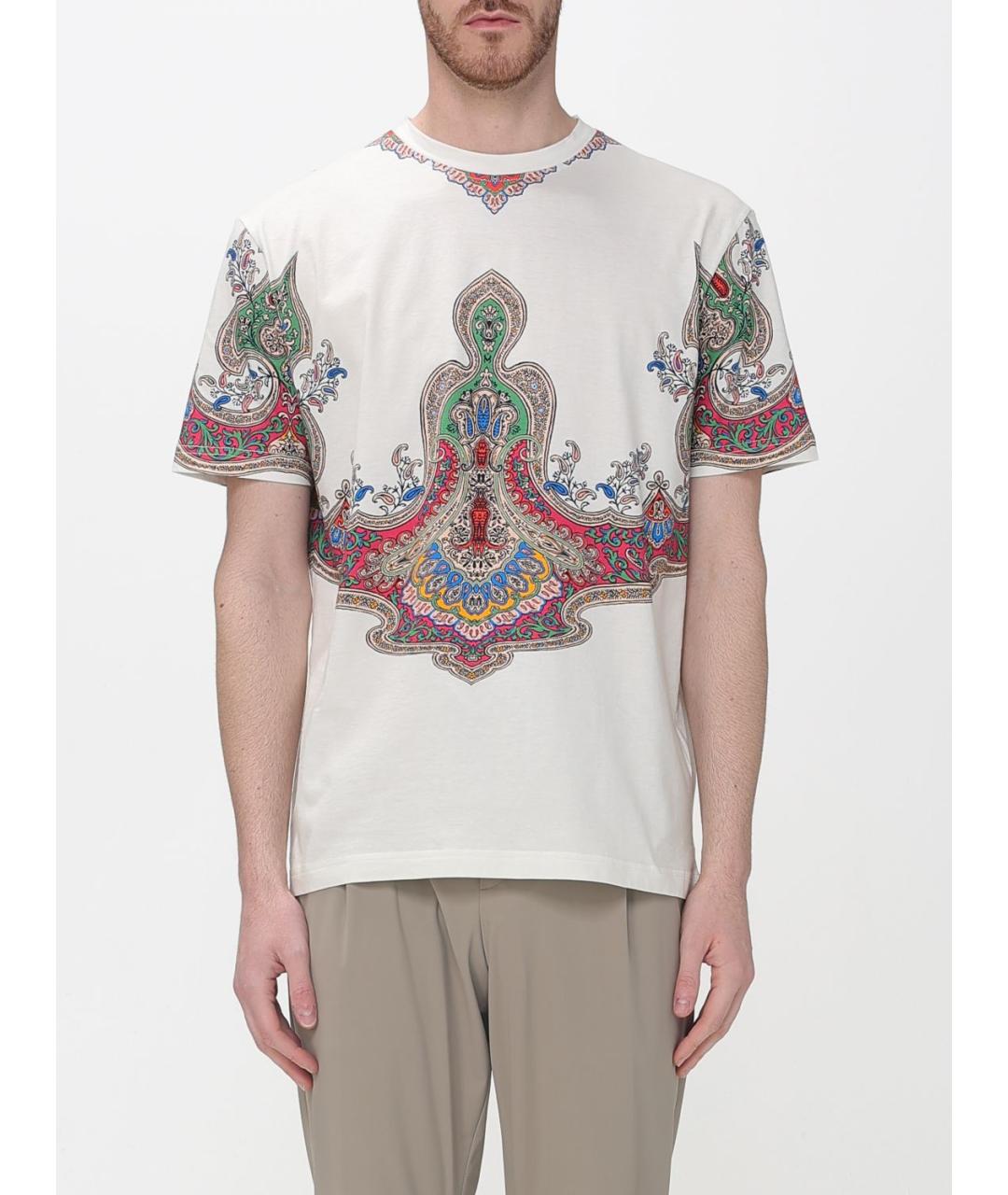 ETRO Мульти хлопковая футболка, фото 6