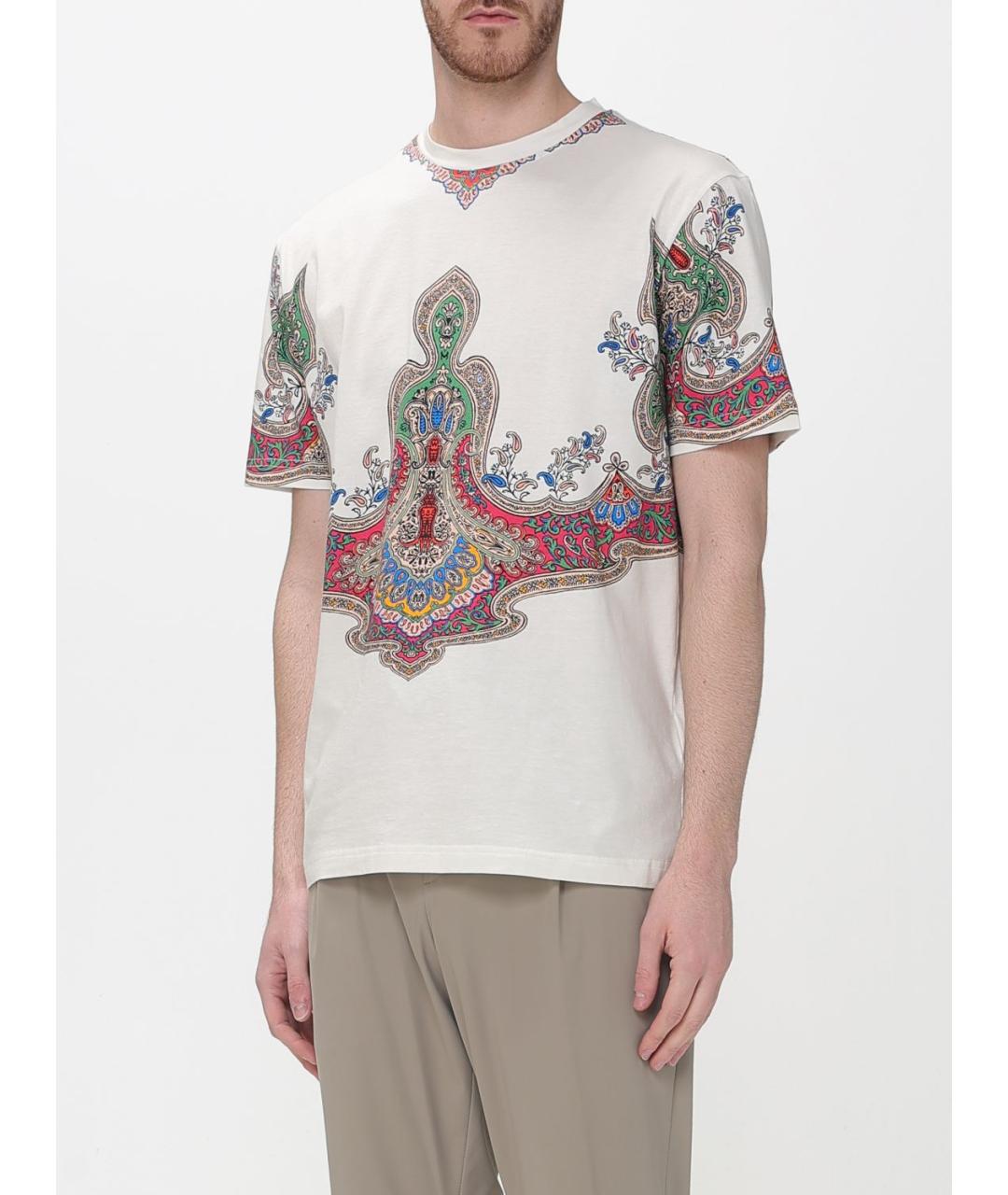 ETRO Мульти хлопковая футболка, фото 4