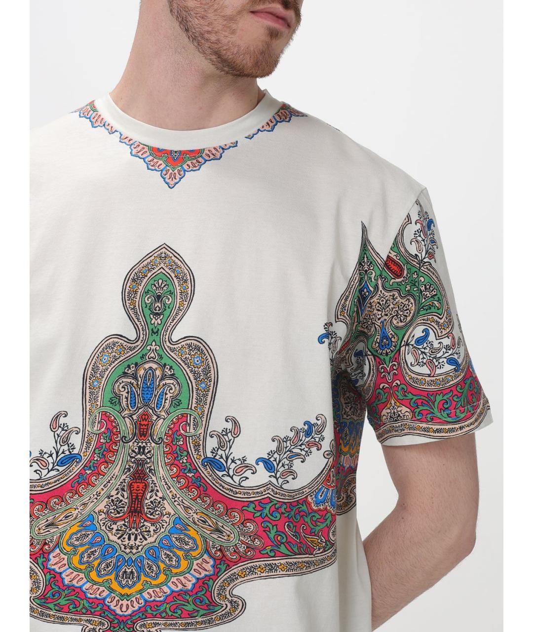 ETRO Мульти хлопковая футболка, фото 5