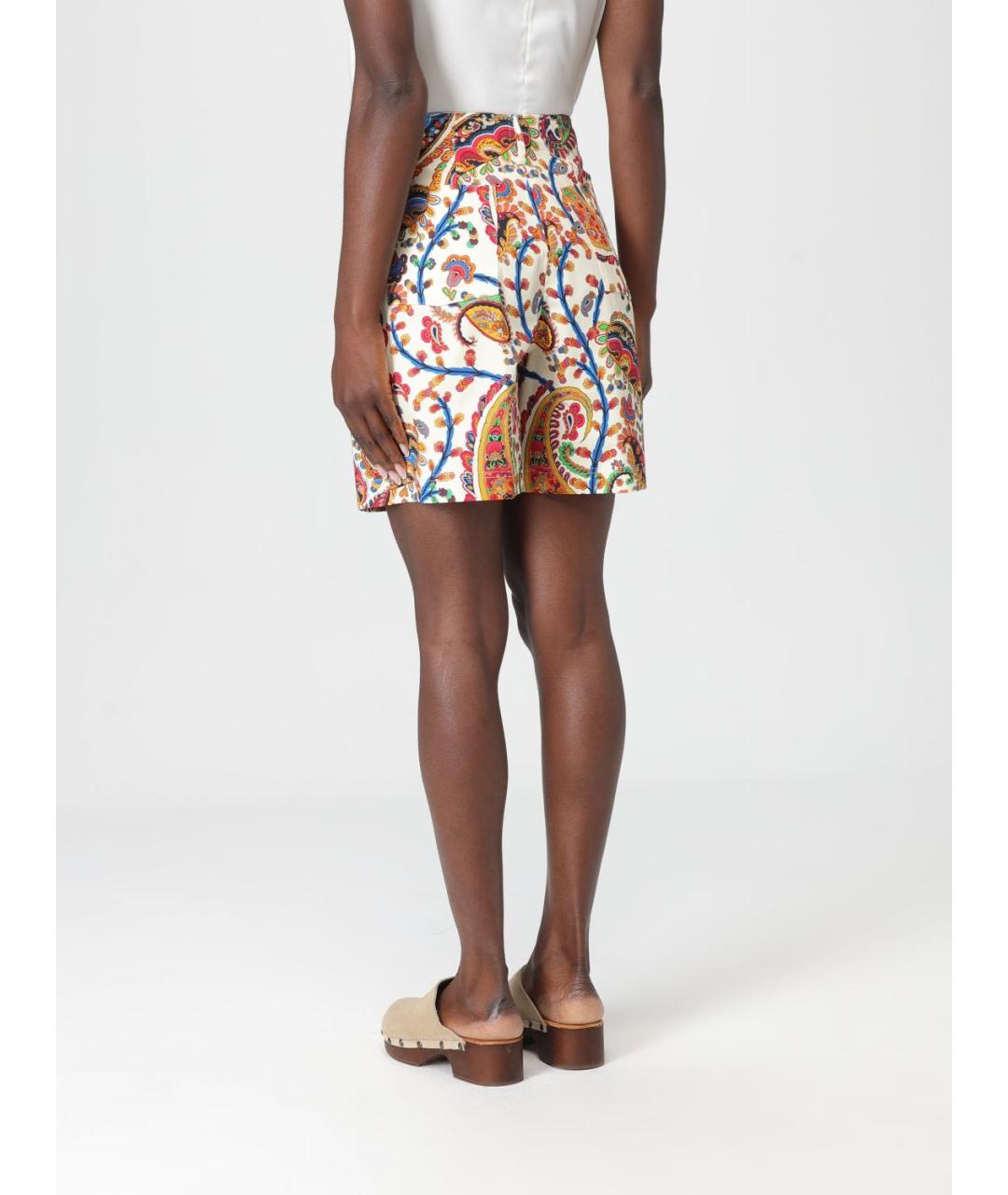 ETRO Мульти хлопко-эластановые шорты, фото 2