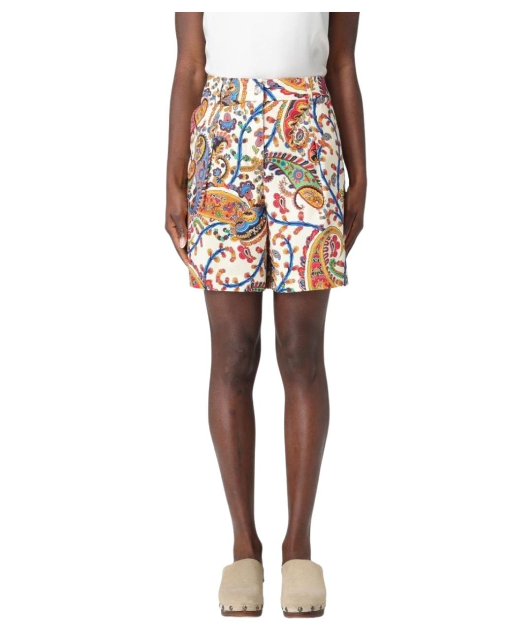 ETRO Мульти хлопко-эластановые шорты, фото 1