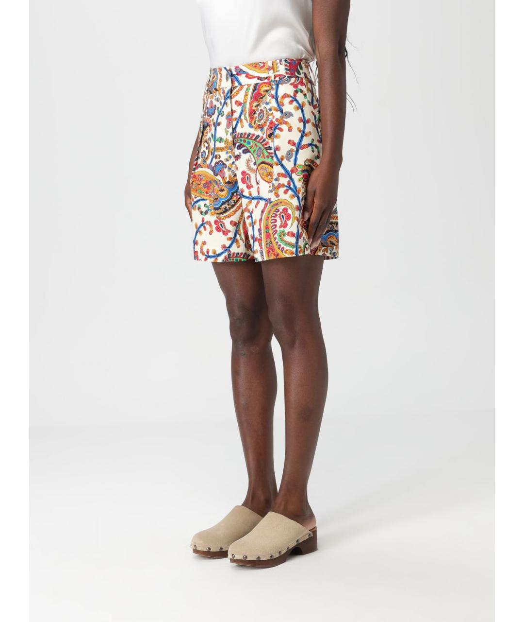 ETRO Мульти хлопко-эластановые шорты, фото 3