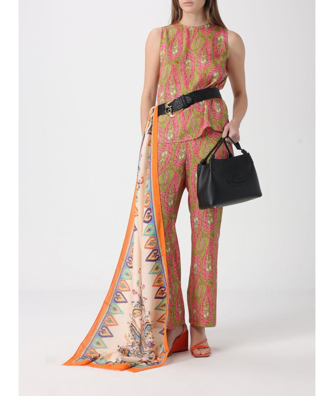 ETRO Мульти полиэстеровая майка, фото 2