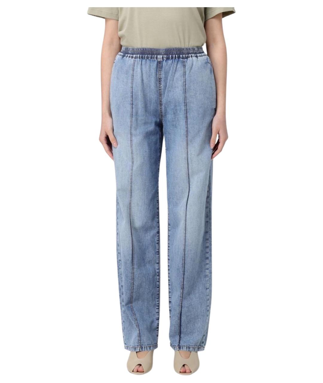 FABIANA FILIPPI Голубые прямые брюки, фото 1