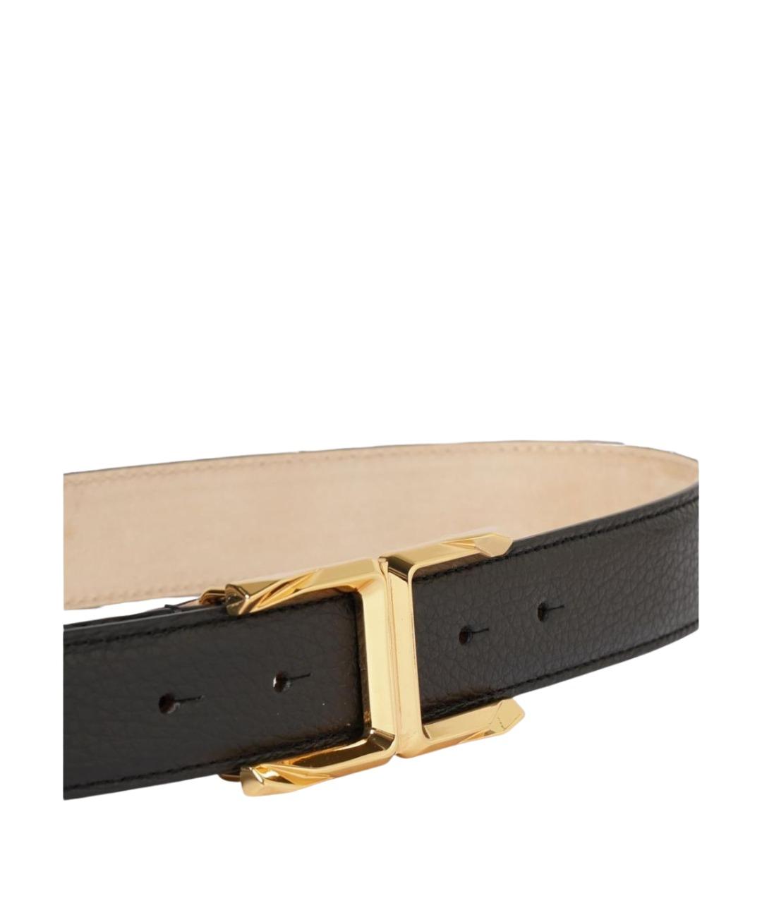 ELISABETTA FRANCHI Черный ремень, фото 2