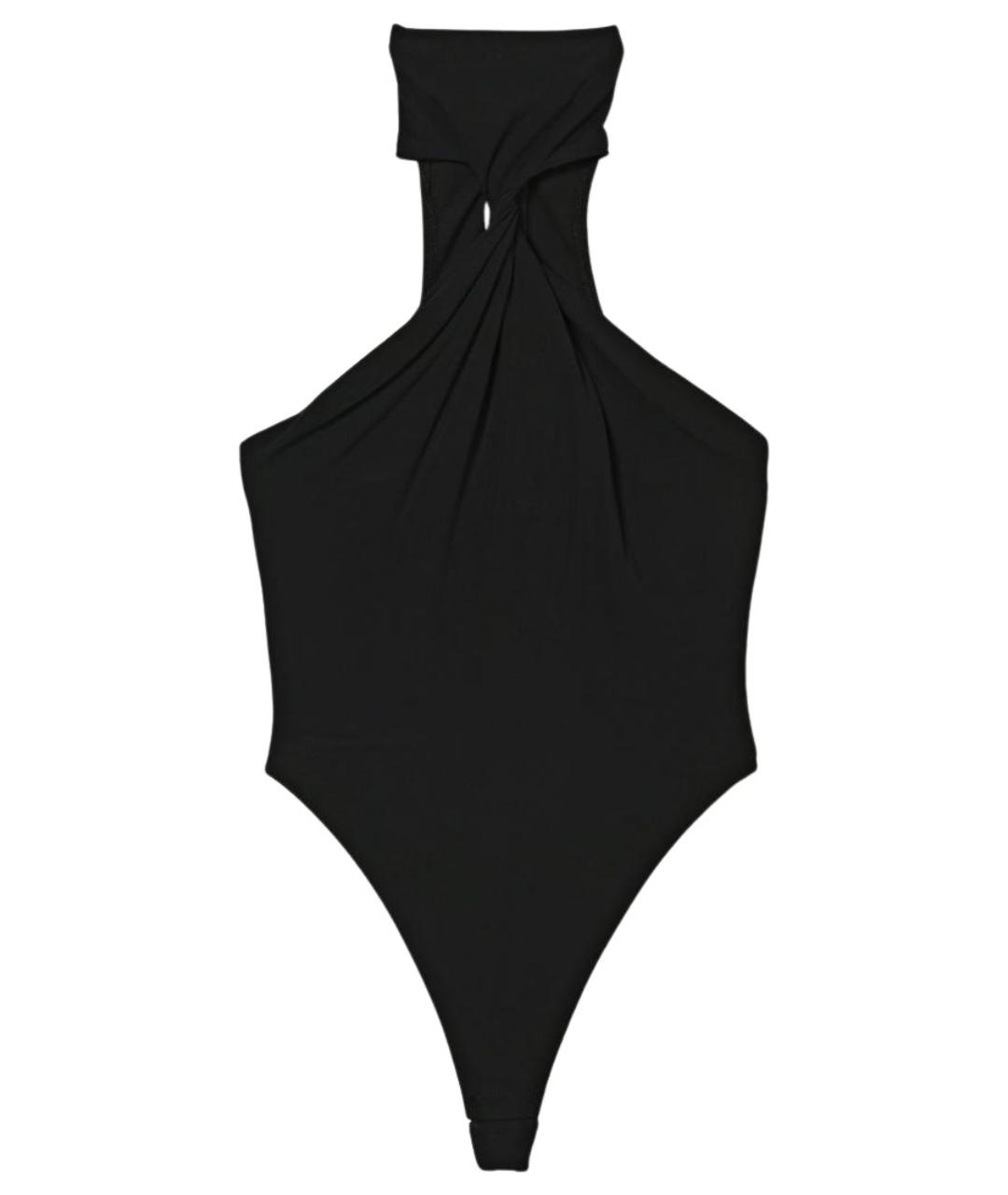 ELISABETTA FRANCHI Черная вискозная майка, фото 1