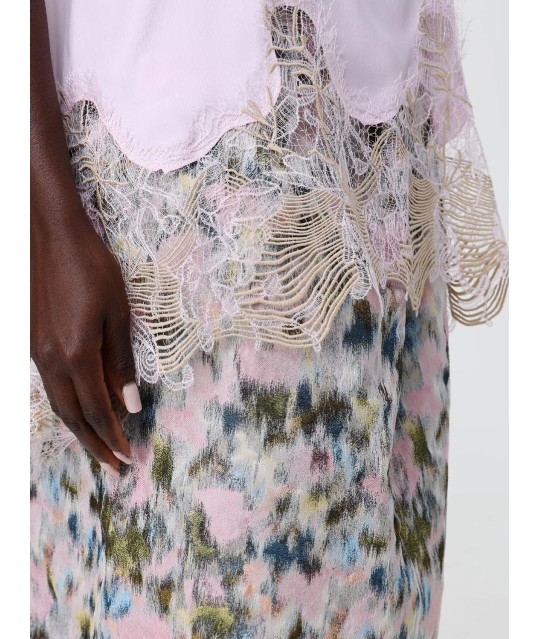 FABIANA FILIPPI Розовая ацетатная майка, фото 4