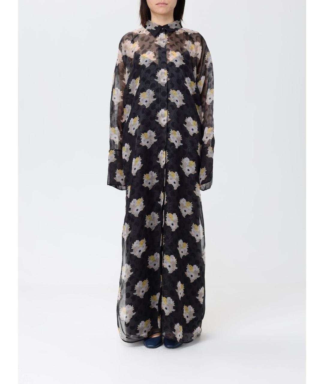 FENDI Черное шелковое платье, фото 6