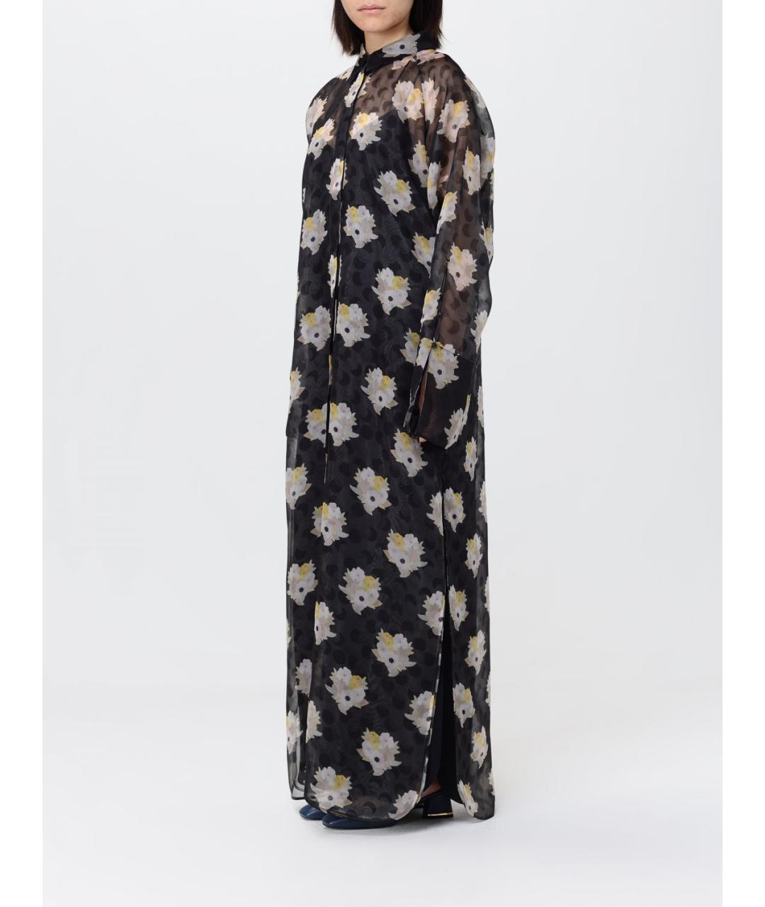 FENDI Черное шелковое платье, фото 4