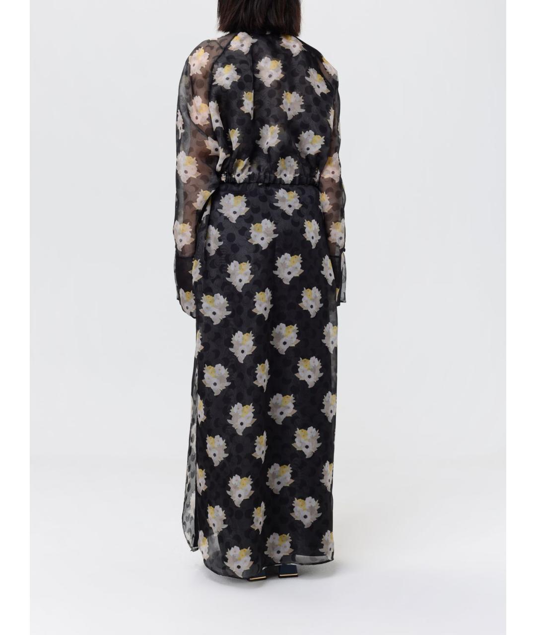 FENDI Черное шелковое платье, фото 3