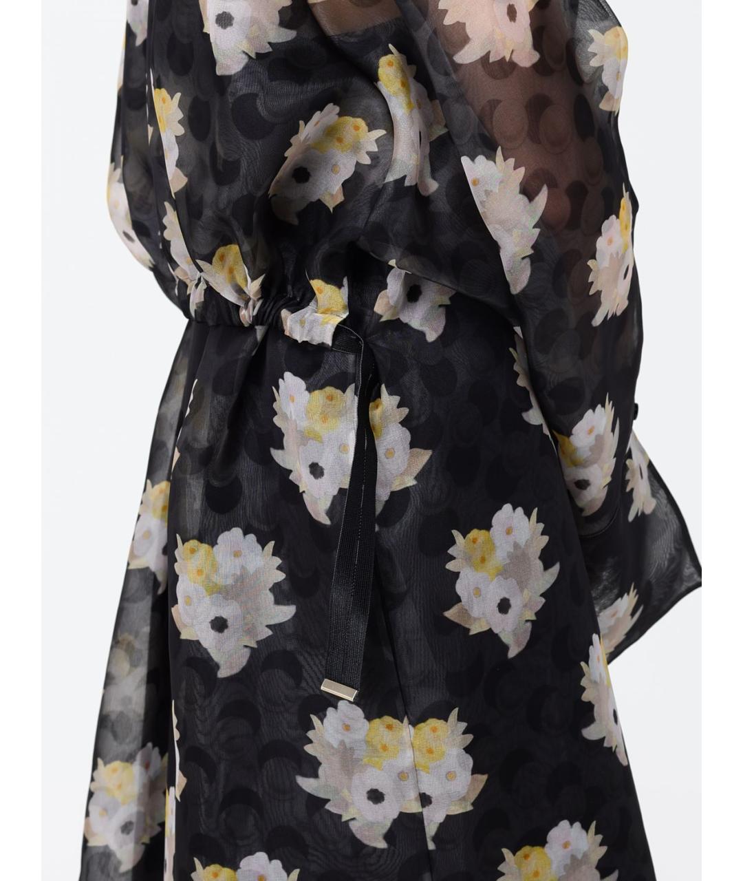 FENDI Черное шелковое платье, фото 5