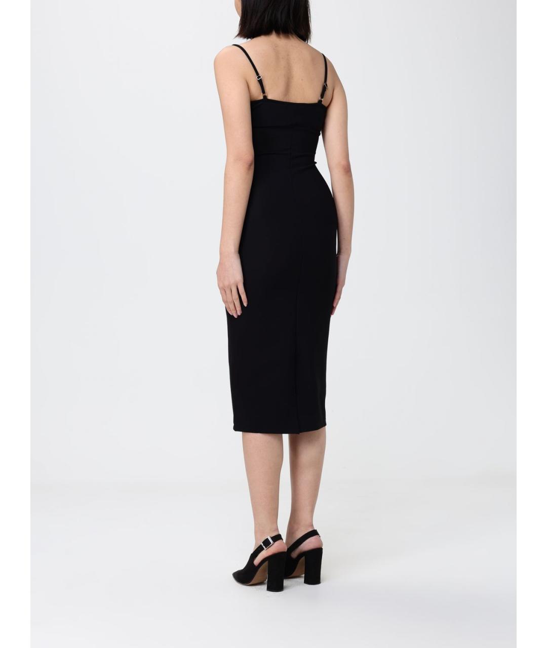 ARMANI EXCHANGE Черное полиамидовое повседневное платье, фото 2