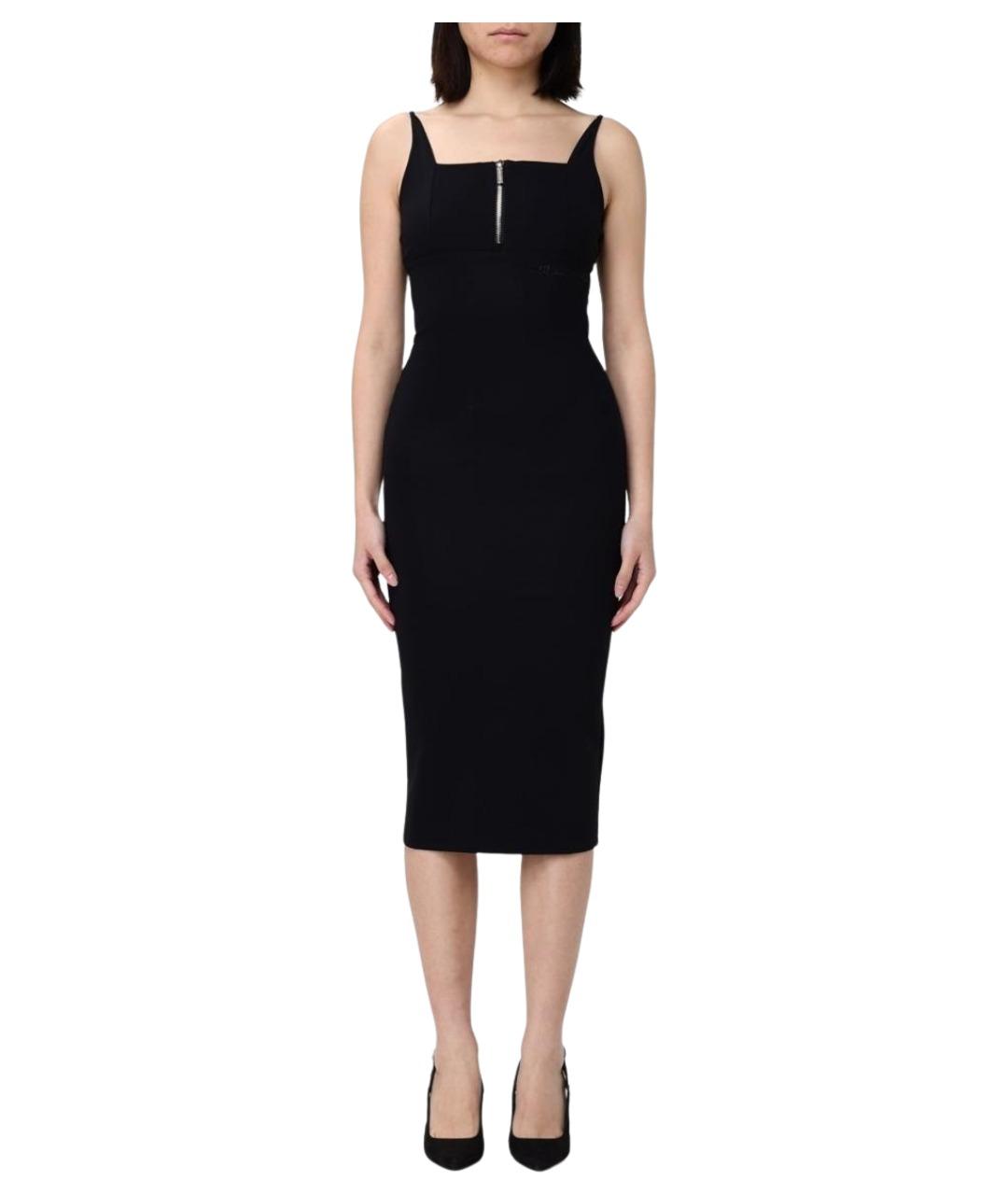 ARMANI EXCHANGE Черное полиамидовое повседневное платье, фото 1