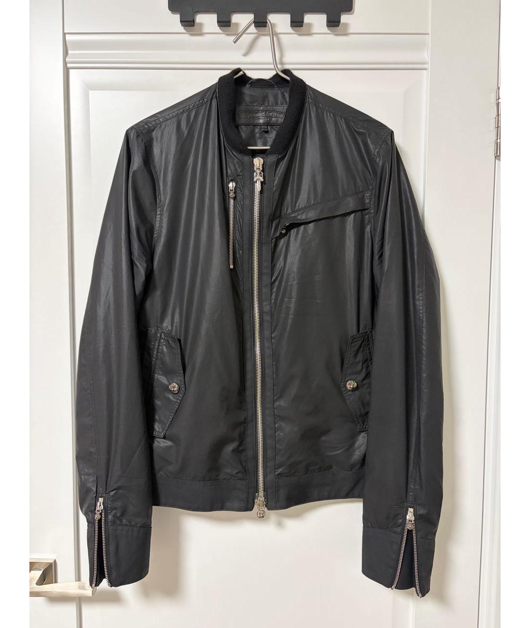 CHROME HEARTS Черная полиамидовая куртка, фото 3