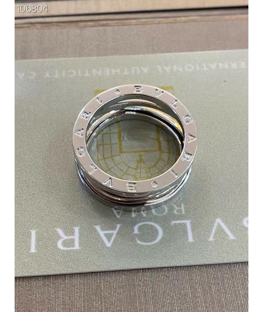 BVLGARI Серебряное кольцо из белого золота, фото 5
